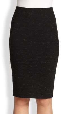 Donna Karan Jersey Tweed Pencil Skirt