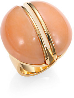 Chloé Ellie Pink Marble Cocktail Ring