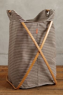 Anthropologie Magus Tall Cross-Fold Laundry Basket