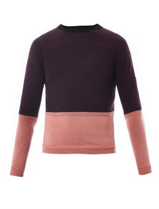 Paul Smith Contrast-panel cotton sweater