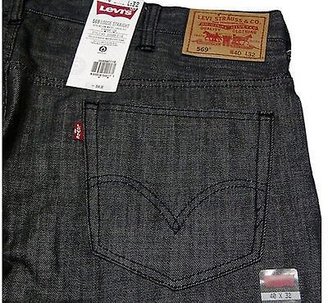 Levi's LEVIS STYLE #569-0116 Dark Chipped LOOSE FITJEANS ZIPPER FLY JEANS STRAIGHT LEG