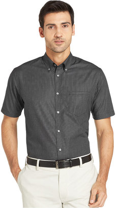 Van Heusen Short-Sleeve Small Checked Shirt