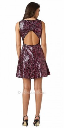 The                             Sequined Cut-Out Open Back Party Dresses from Hailey Logan                             is Out of Stock.