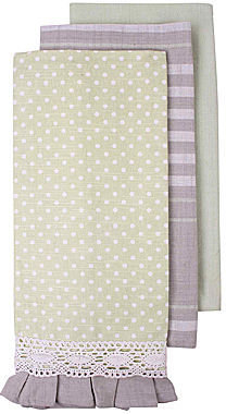 JCPenney Ladelle Lacie Set of 3 Dish Towels