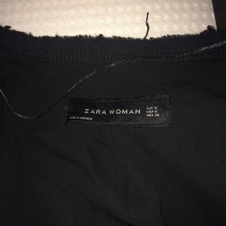 ZARA Black Cotton Jacket