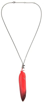 Ann Demeulemeester feather necklace