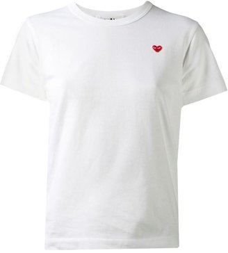 Comme des Garcons Play embroidered heart logo T-shirt