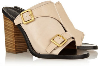Chloé Buckled leather mules