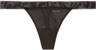 Calvin Klein Underwear Icon Stretch-Satin Thong