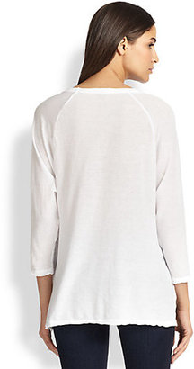 James Perse Oversized Cotton Jersey Tee