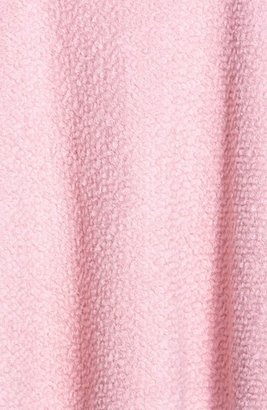 Pink Tartan Wool Blend Bouclé Circle Skirt