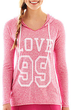 JCPenney City Streets Long-Sleeve Hooded Pullover Tunic