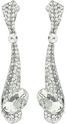 Mikey Long drop marquise crystals earring