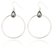 The Limited Gem Accent Hook Earrings