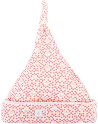 Petit Bateau Pink Bird and Spot Print Hat