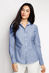 Classic Women's Oxford Shirt-Fresh Khaki