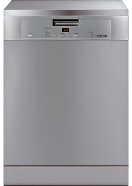 Miele G4210 Freestanding Dishwasher, Stainless Steel