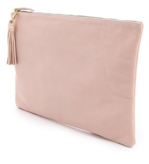 Clare vivier Oversized Clutch with Tassels