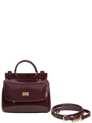 Dolce & Gabbana Patent Leather 'sicily' Top Handle Bag