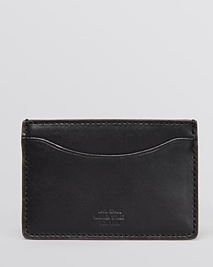 Jack Spade Mill Leather Card Holder Wallet