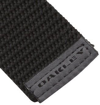 Oakley Tech Web Men Black Golf Sports Slider Nylon Strap Aluminum Buckle Belt