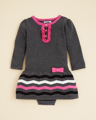 Hartstrings Infant Girls' Printed Sweater Dress - Sizes 12-24 Months