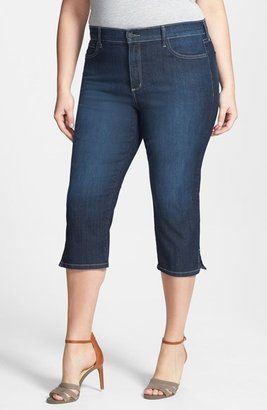 NYDJ 'Hayden' Stretch Cotton Crop Pants (Plus Size)