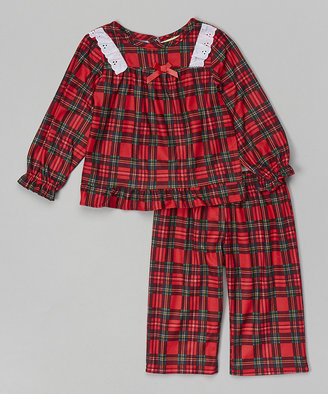 Komar Kids Red Plaid Pajama Set - Infant, Toddler & Girls