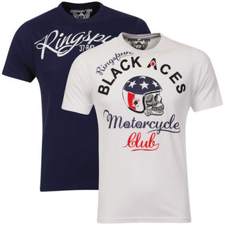 Ringspun Men's Biker 2-Pack Graphic T-Shirt