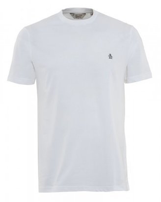 Original Penguin T-Shirt, White Basic Crew Neck Tee