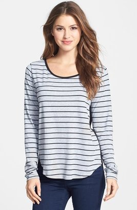 Vince Camuto Woven Back Stripe High-Low Top