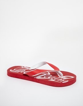The Realm Flip Flops - Red