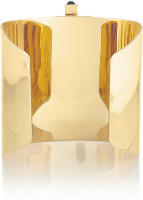 Emilio Pucci Gold-tone, crystal and resin cuff