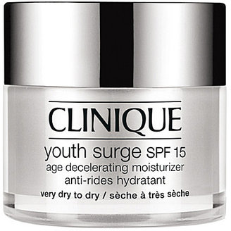 Clinique Youth Surge Day SPF 15 Age Decelerating Moisturizer Dry Very Dry Skin 50ml