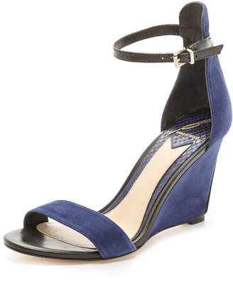Brian Atwood Roberta Ankle Strap Wedge Sandals