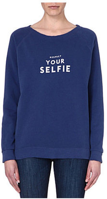 Selfridges Respect your selfie sweatshirt