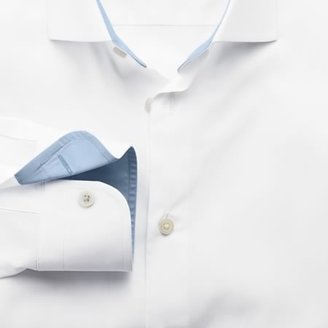 Charles Tyrwhitt White business casual classic fit shirt