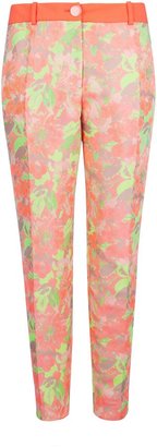 Ted Baker Iimenio jacquard tapered trousers