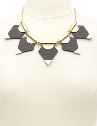 Charlotte Russe Geometric Lucite Statement Collar Necklace
