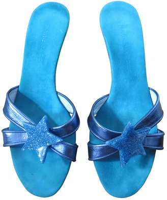 Marc Jacobs Blue Pony-style calfskin Sandals