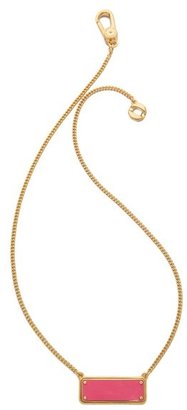 Marc by Marc Jacobs Enamel ID Plaque Necklace