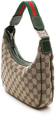 Gucci What Goes Around Comes Around Canvas Hobo