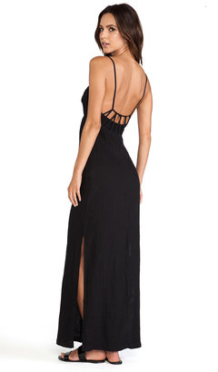 So Low SOLOW Loop Back Maxi Dress