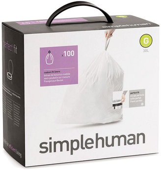 Simplehuman 100 Pack of 30-Liter "G" Trash Can Liners