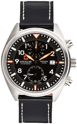 Swiss Military Hanowa AIRBONE Chronograph watch schwarz/silber