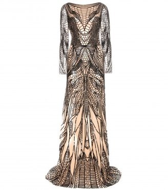 Murad Zuhair Sequin-embellished Silk Dress