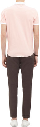 Shipley & Halmos Contrast-Collar Polo Shirt