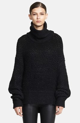 Helmut Lang 'Opacity' Chunky Knit Turtleneck Sweater
