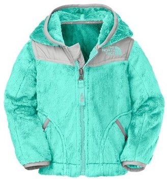 The North Face 'Oso' Hooded Fleece Jacket (Baby Girls)