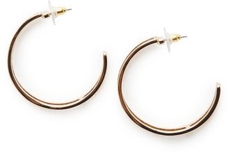 MANGO Outlet Double Hoop Earrings